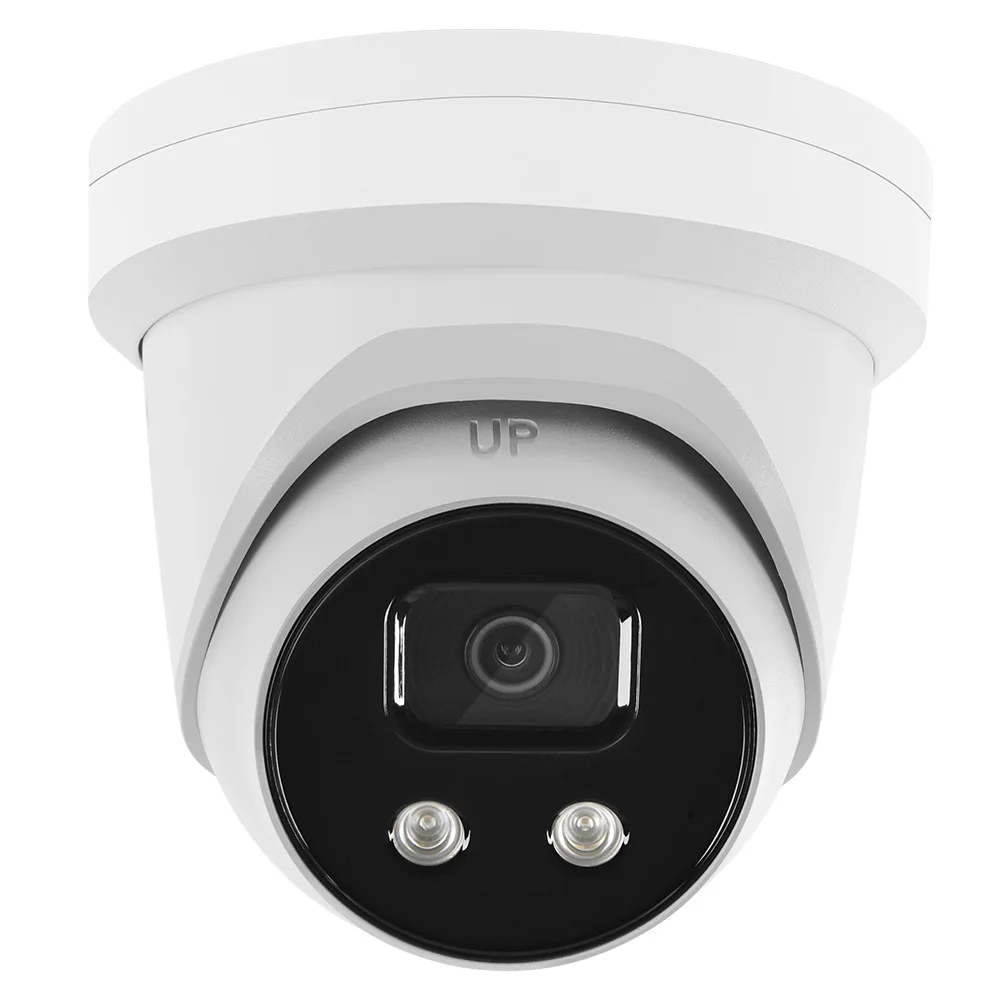 Hikvision Original DS-2CD2386G2-IU 8MP 4K AcuSense Fixed Turret Network Camera Human Vehicle Classification Built-In Mic SD Slot