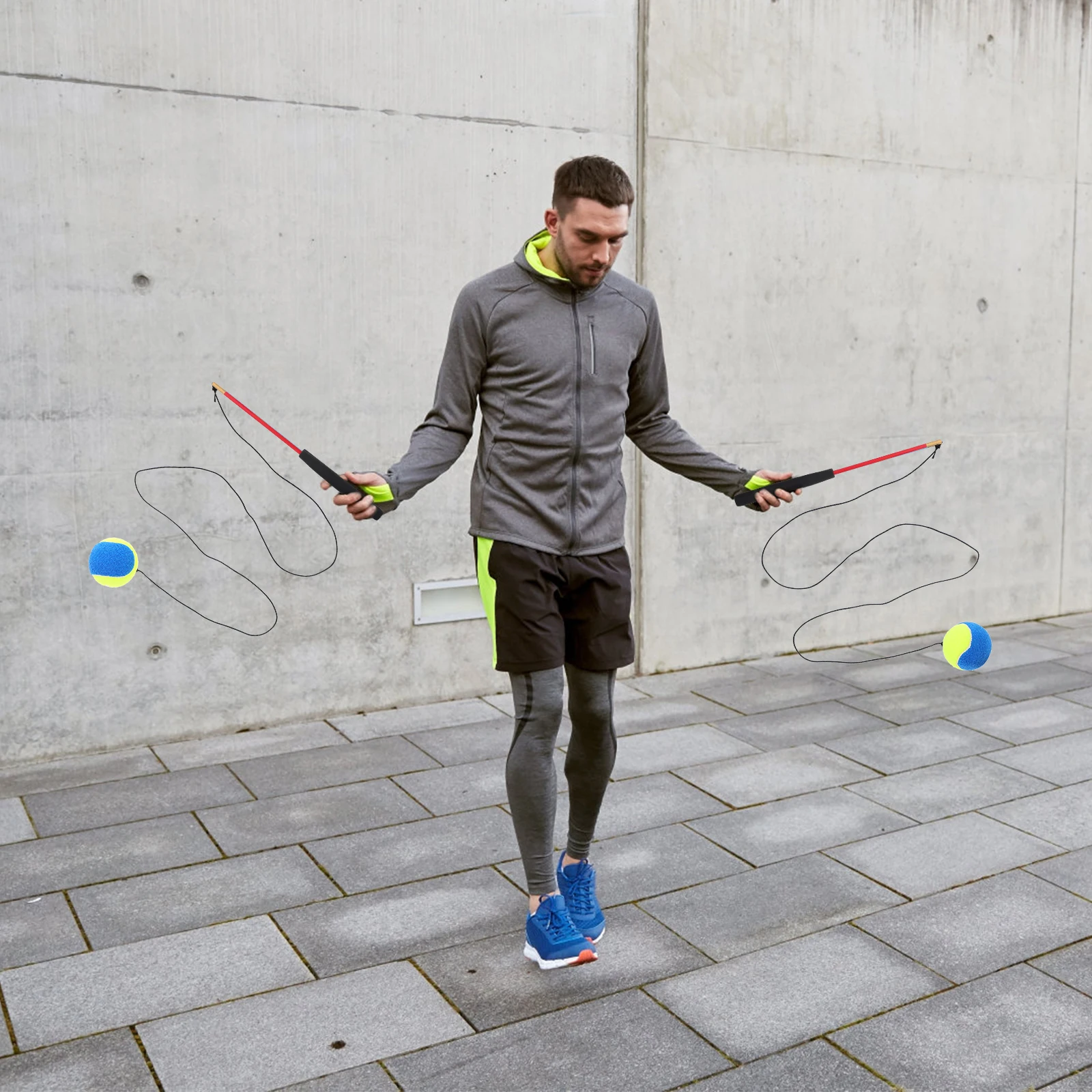 

Elastic Fitness Balls Yoga Training Exercise Sports Outdoor Home Use Rubber Steel Durability Practicality Bodybuilding