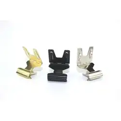 Clip de Metal Pop para panadería, etiqueta de precio de tienda, letrero, tarjetero, soportes de etiquetas a presión, abrazadera publicitaria plateada, dorada y negra