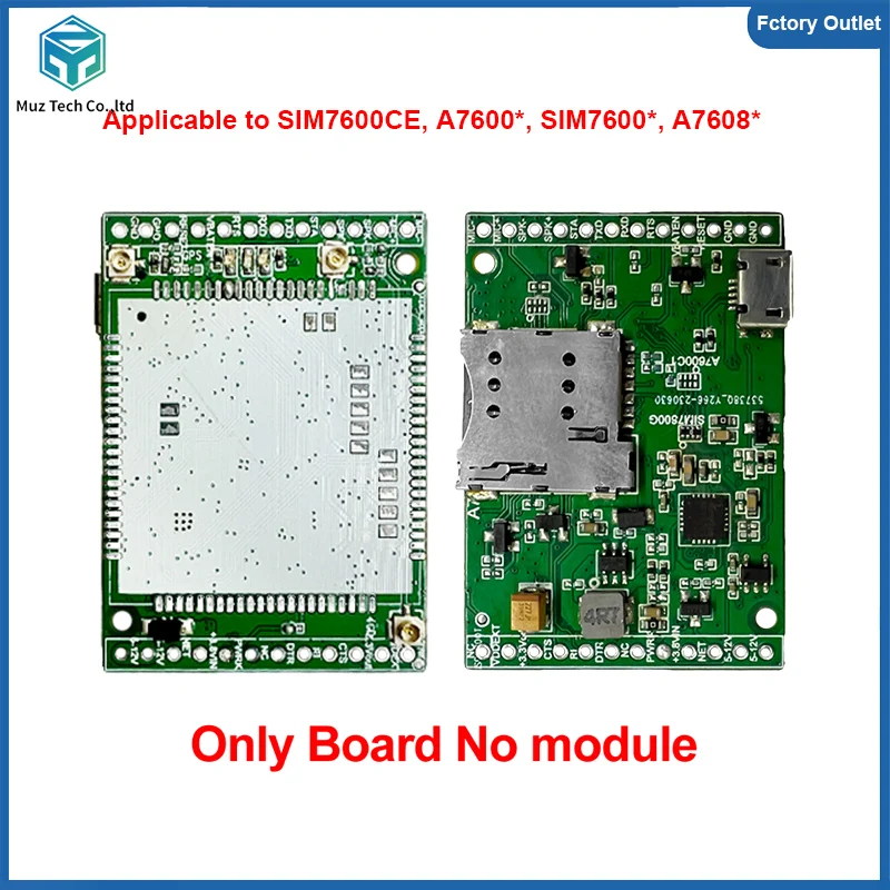 

SIMCOM Double-row needle Core Board Only Board No Module Applicable to LTE series Module SIM7600CE A7600 SIM7600 A7608 A7672