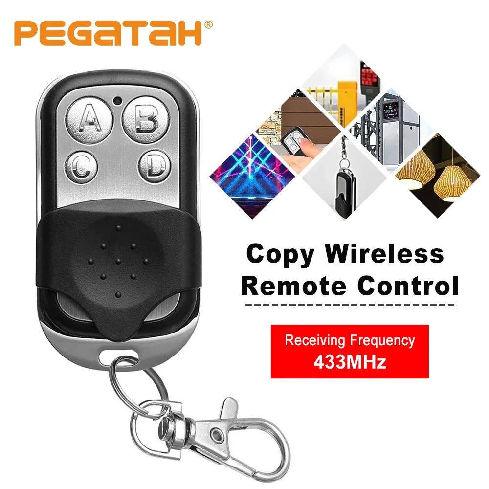 433Mhz 4 Button Remote Control Transmitter Universal Garage Door Control Electronic Gate Control Door Opener Remote Controller
