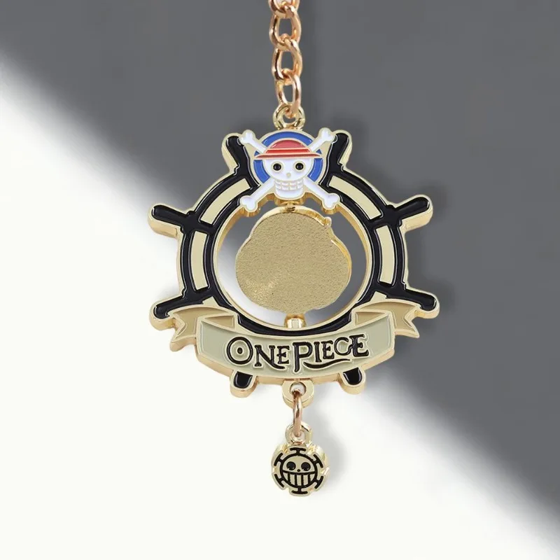 Neuer One Piece Monkey·D·Luffy personalisierter, kreativer Schlüsselanhänger aus Metall, Schulranzen-Rucksack, dekorativer Anhänger, exquisites Festivalgeschenk – Detail 6