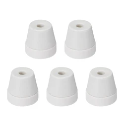 Uxcell 5pcs 6,3mm Durchmesser Keramik konische Isolatoren Perlen Aluminium oxid Porzellan Stufen isolator für Heizdraht Schutzhüllen