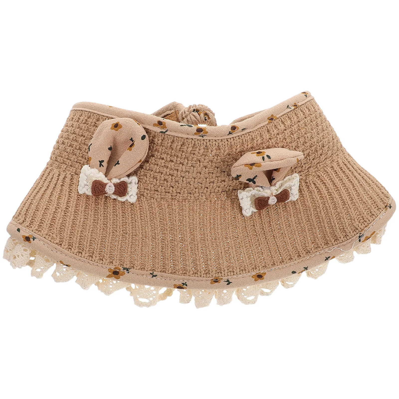 

Летняя пляжная шляпа для девочек с широкими полями, ушками кролика, дышащая, с открытым верхом, вентилируемая, легкая, из мягкой ткани, для пляжа, парка, отпуска