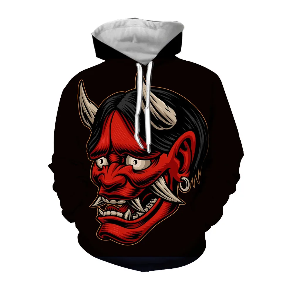 

Jumeast 3D Halloween Demonic Hoodie Men Clothing Fashion Streetwear Mens Comfortable Hoodies Oversize Casual Clothes Pullover