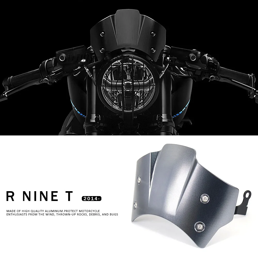 

Ветровые дефлекторы для BMW R NINET NineT Rninet R nine T R9T, новый RNINET 2014-2023, лобовое стекло с монтажным кронштейном