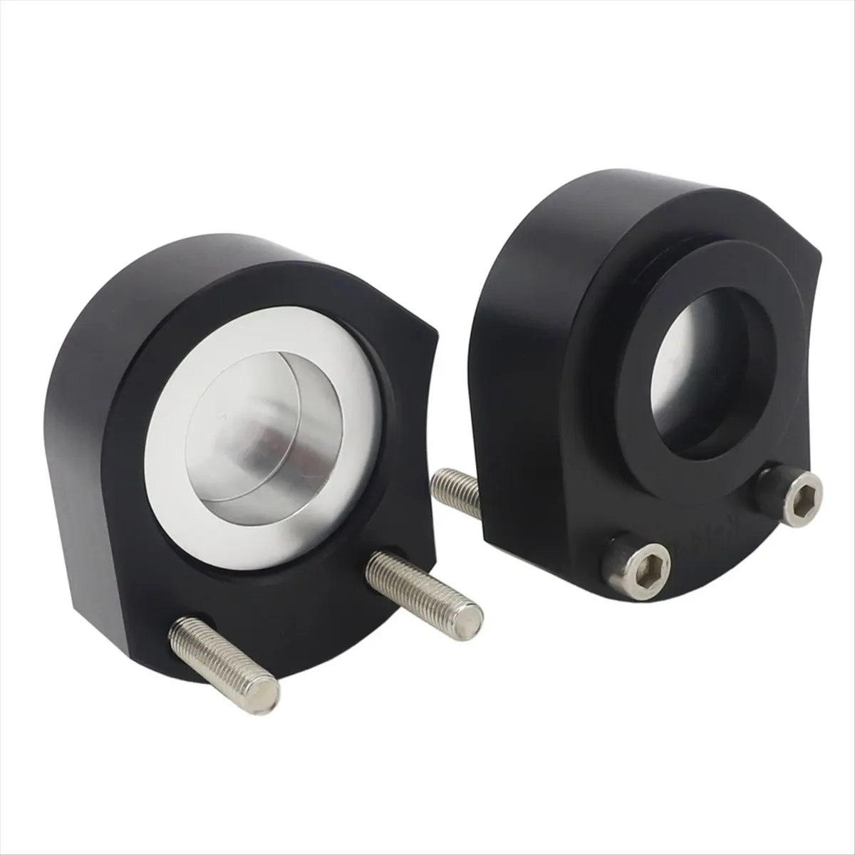 A23Z Motorcycle Handle Bar Riser Pads for ZX14R ZZR1400 2006-2018 Moto Handle Bar Increase Pad Parts Black