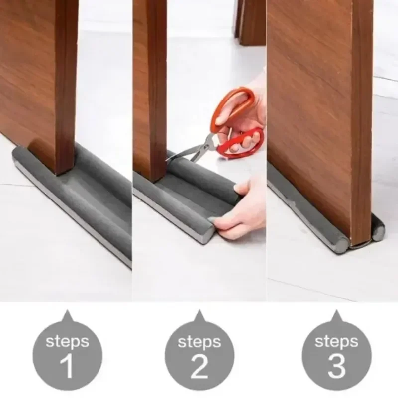 Hot Sell 93CM Flexible Door Gap Bottom Seam Sealing Bathroom Door Seal SoundProof Dust Strip Waterproof Guard Sealer Stopper Dou