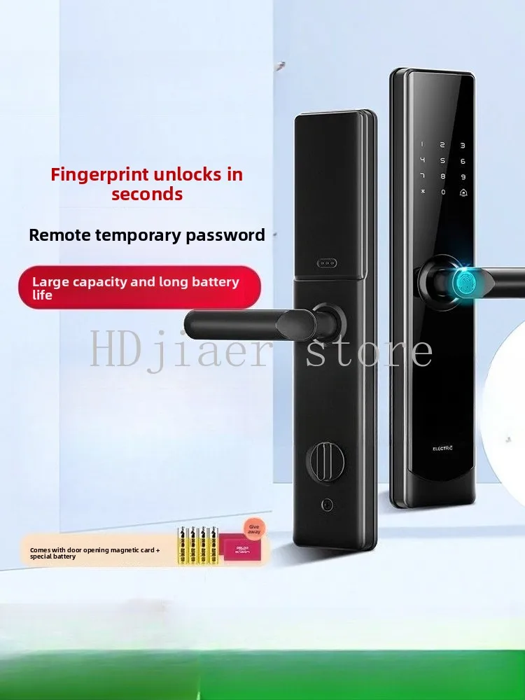 

Household Smart Fingerprint Lock - Anti-Theft Door Electronic Lock for Entry/Wooden Door with Combination Lock