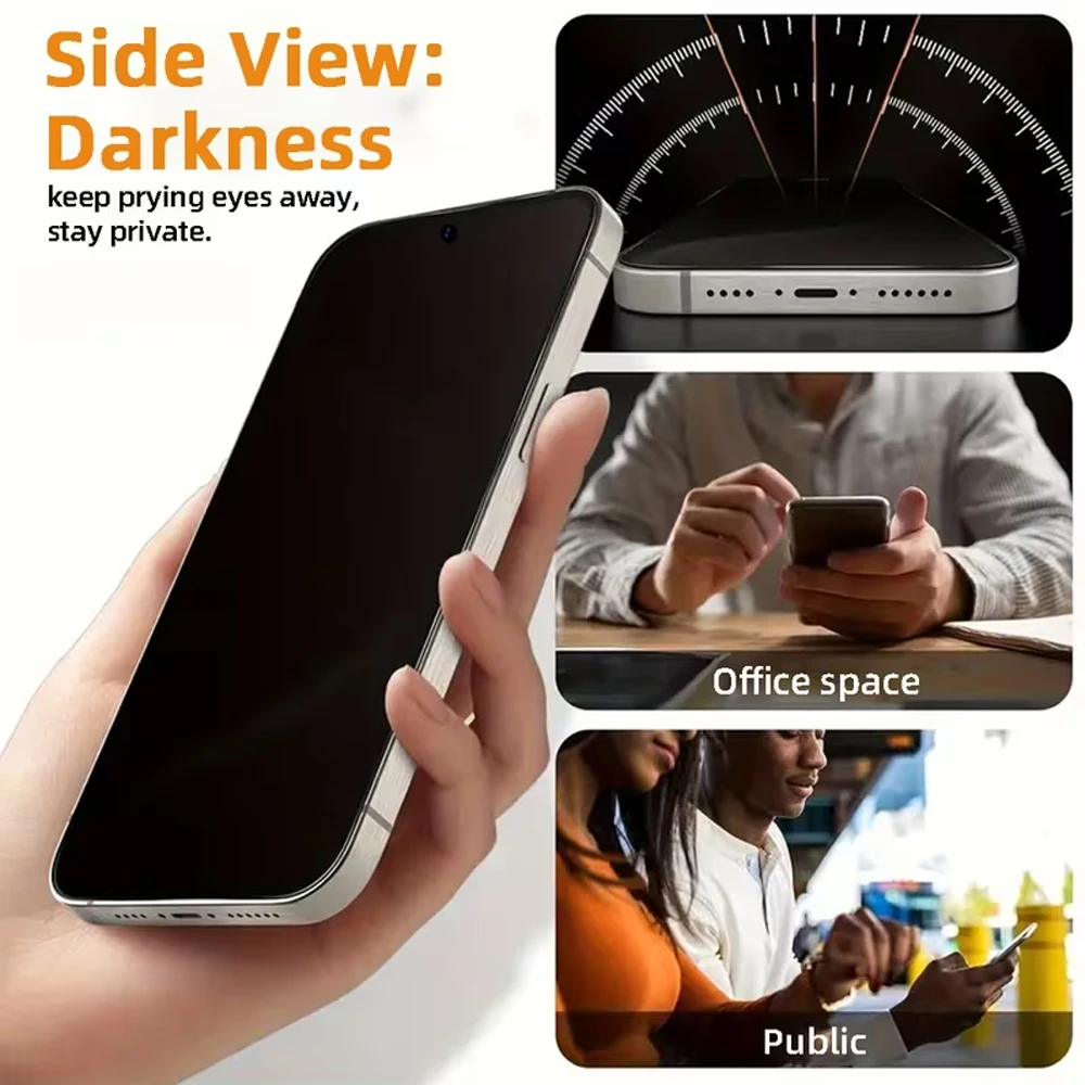 5-1Pcs Privacy Screen Protectors For Xiaomi Poco X7 F7 Pro F7 Ultra X6 X5 Pro X3 Pro X6 Pro F6 Pro C61 C65 M6 C40 Tempered Glass