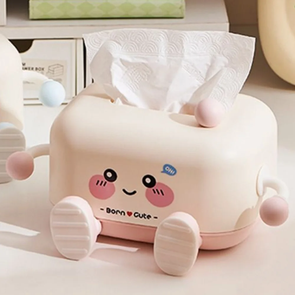 

Gift Creative Paper Towel Holder Plastic Large Capacity Paper Towel Dispenser Decorative Reusable Tissue Storage Box Household