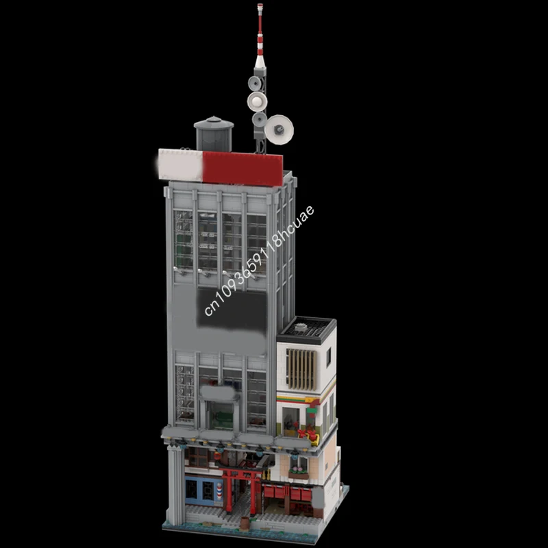 

4591 шт. MOC газетный центр Ninjagoes детская витрина декоративный строительный блок «сделай сам» идеально подходит для творческого интерьера Рождественский подарок