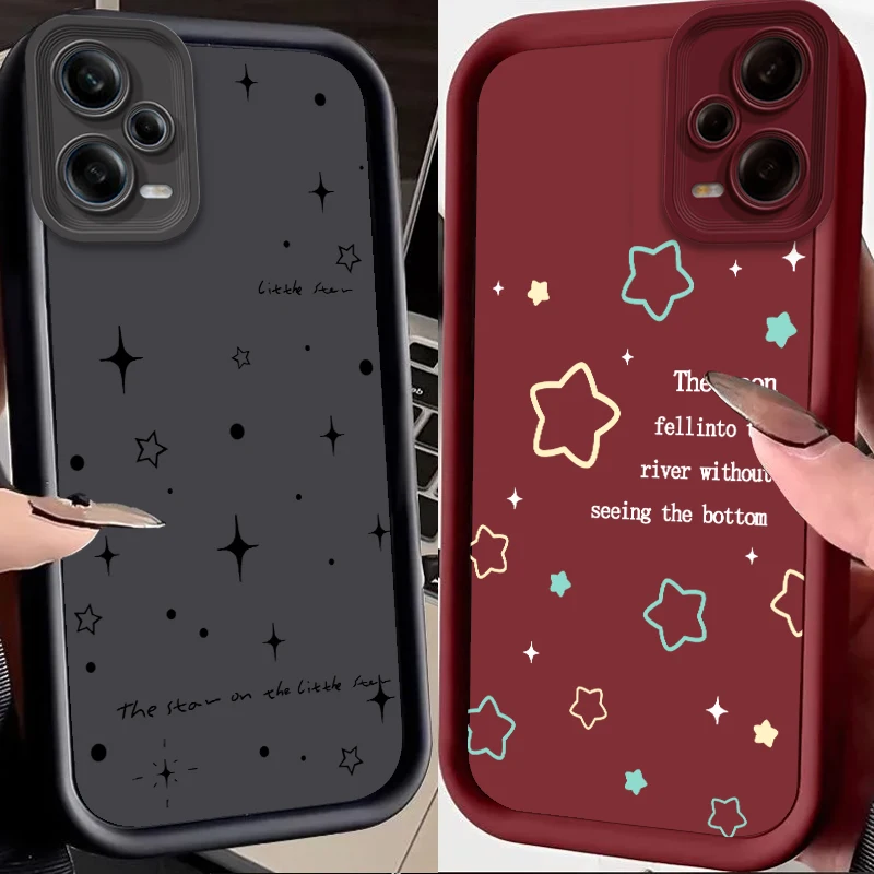 

Beautiful Star Love Art Cute Eye Ladder For Xiaomi Redmi Note 13 12 12C 11 11S 10 10C 10A 9C 9A Pro 5G Cover Phone Case