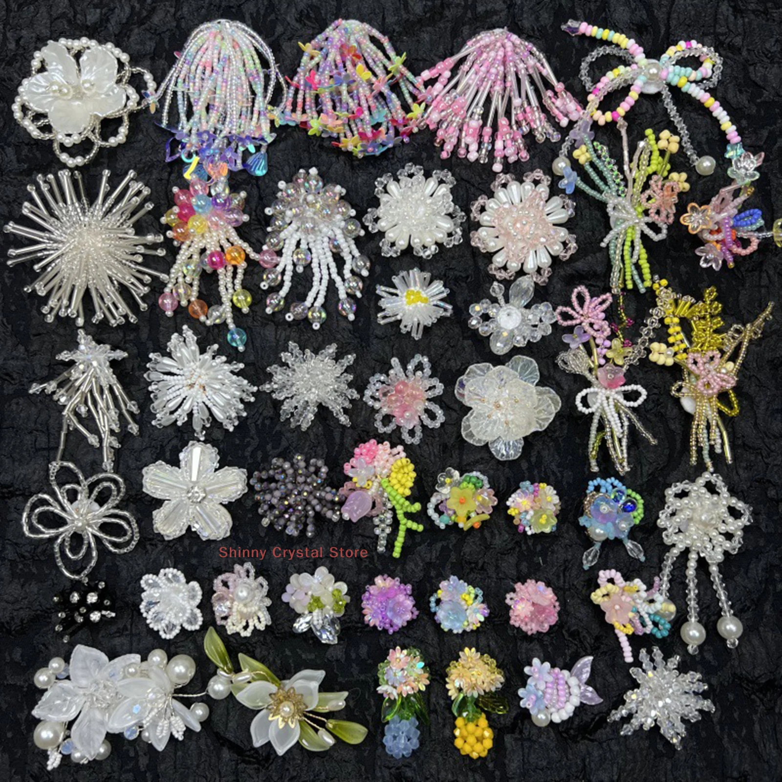 

Trendy DIY Handmade Flower Decorative Buckles for Beaded Jelly Sports Shoes