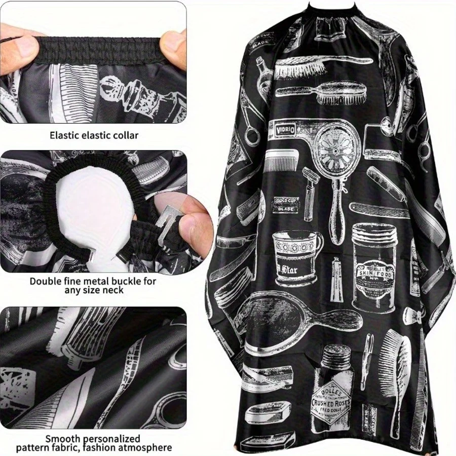 Professional Hair Cutting Apron Salon Barber Cape Hair Cutting Waterproof Cloth Hair Cutting Apron Barber Accessories
