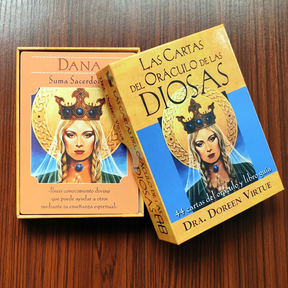 Spanish Edition Las cartas del Oráculo de las diosas: 44 cartas del oráculo y libro PDF guía by Doreen Virtue