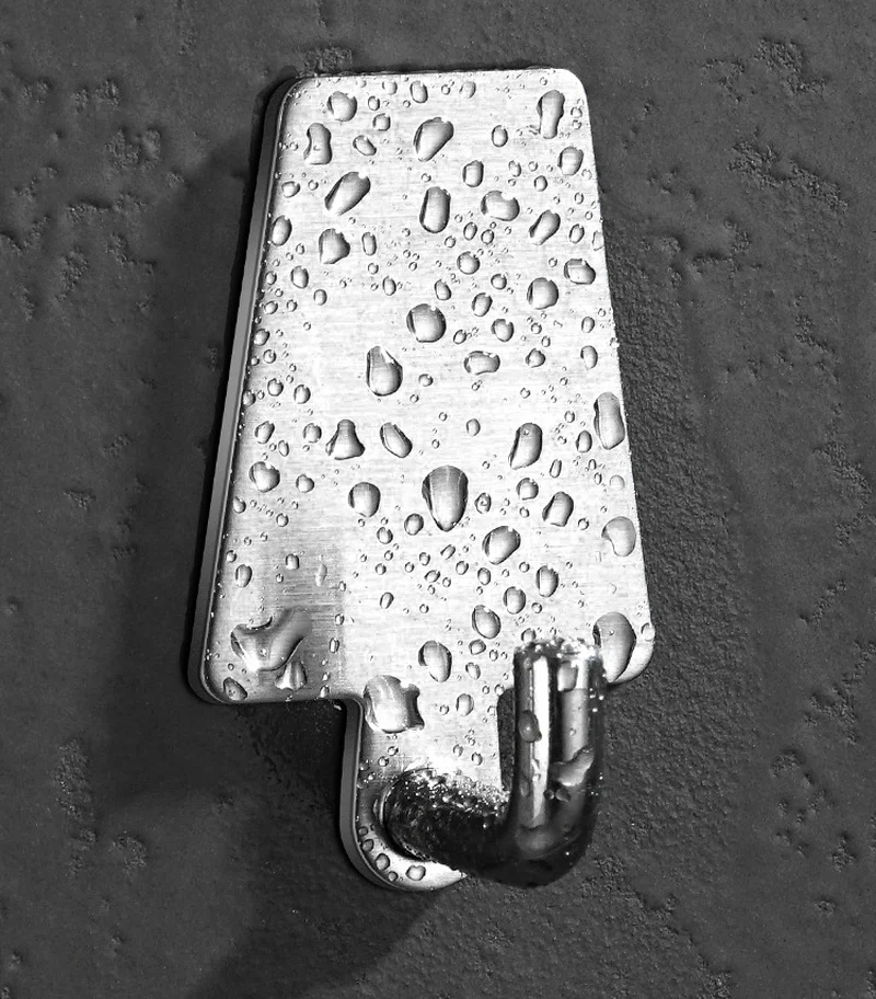 Stainless Steel Punch free pine hook Wall Coat Rack Key Holder Rack Towel Hooks Clothes Rack Hanging Hooks Bathroom Accessories