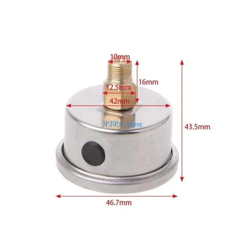 

U13C Professional 0-160 Psi/Bar Vehicle Injection Pressure Gauge Meter Manometer Engine Oil Pressure Meter