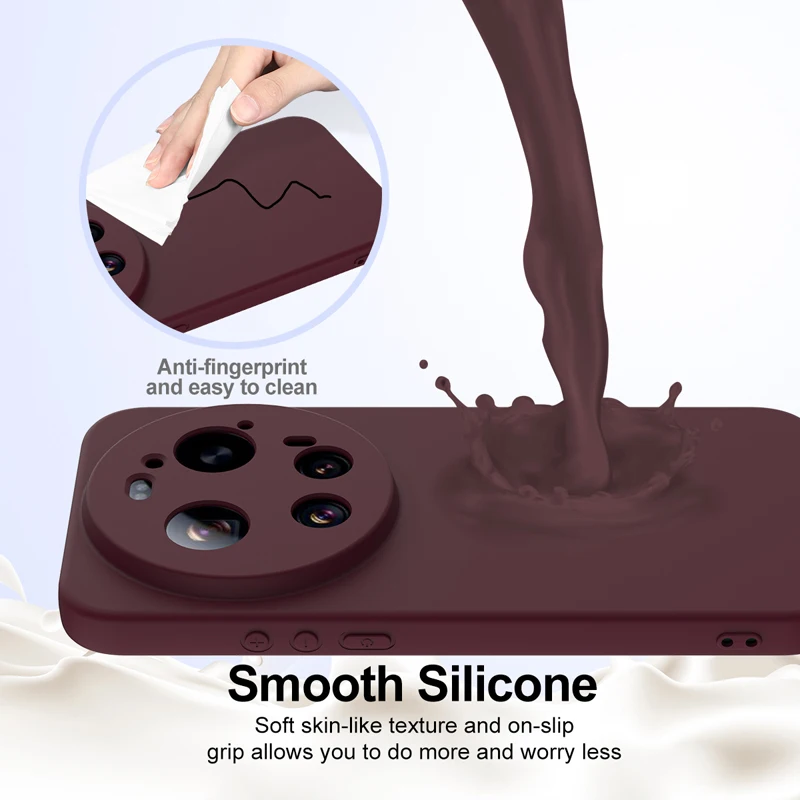 

For Xiaomi 17 Ultra Magnetic Case ELVEV Shockproof Liquid Silicone Protective Back Phone Cover