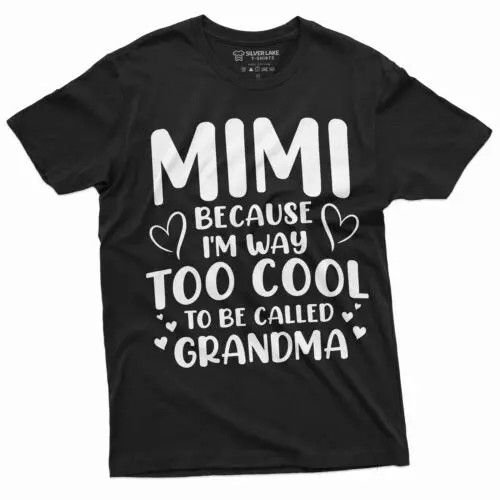 Mimi Grandma T-shirt Grandmother gift shirt mimi gifts Birthday tee shirt