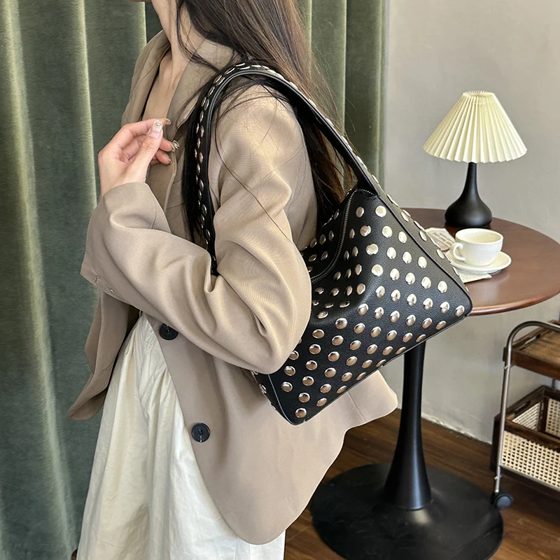

Luxury Women Tote Bag Fashion Luxury Leather Underarm Satchel Female Handbag Brand Designer Shoulder Bags Purse Phone Sac