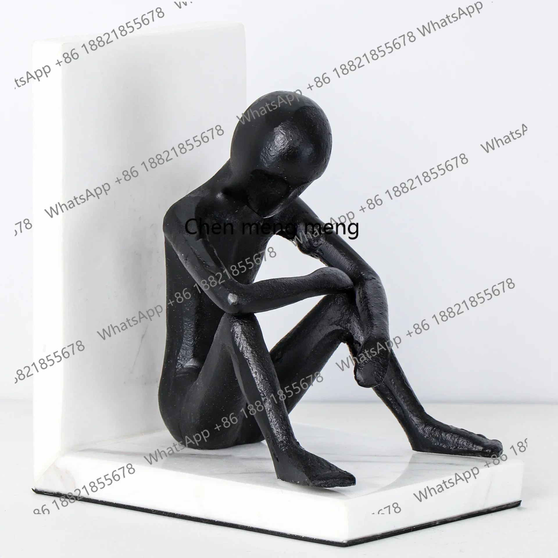 K182Nordic Modern Abstract Figure Sculptured Ornaments Model House Sales Office Living Room Entrance Decorations