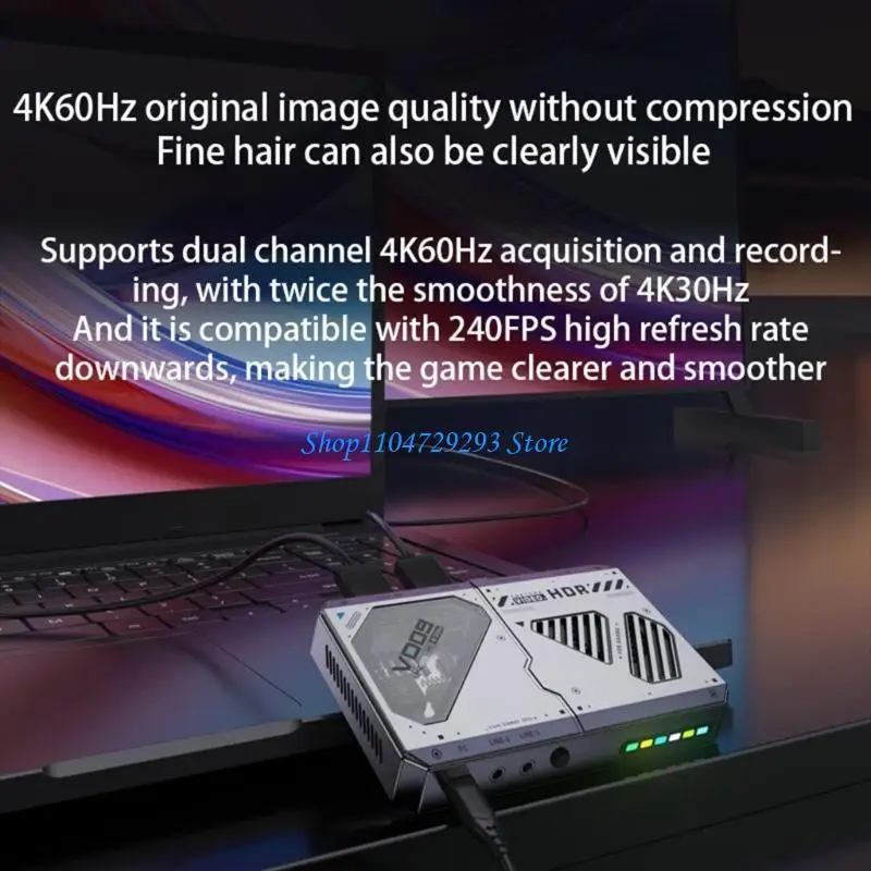 

Y2GD VD09 Double Channel 4K60Hz Card For Smooth Gaming And Streaming