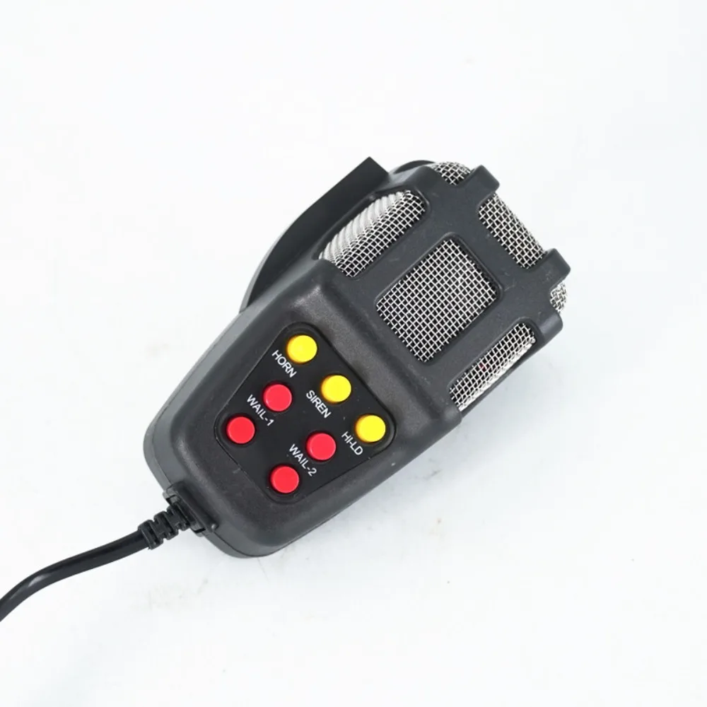 For Vehicles 120DB Loud Car Horn Speaker Set 12V/24V 100W Police Siren Air Horn Megaphone with Multi-Tone & Claxon