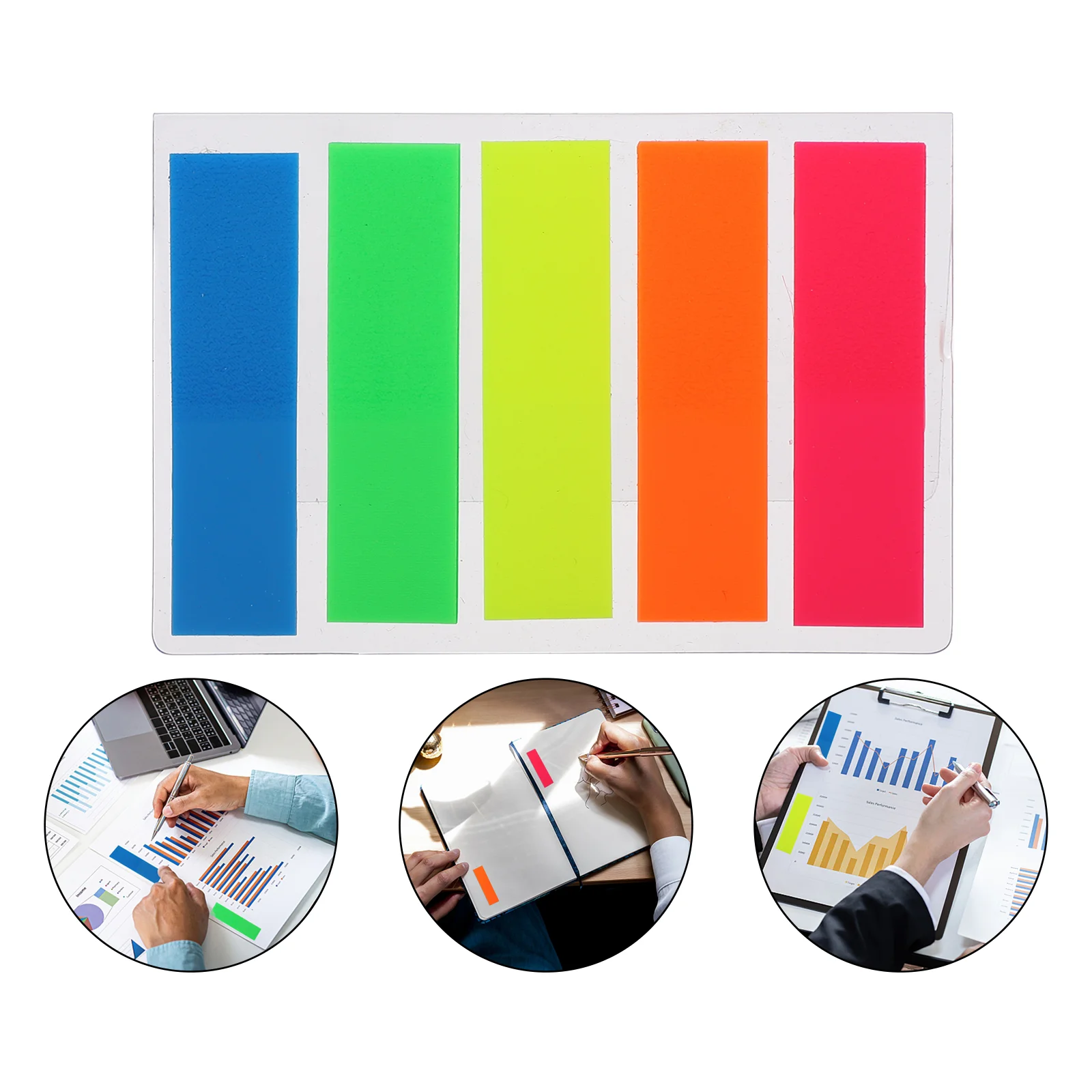 10 Sets Index Sticker Stickers Office Supplies Memorandum Self-Adhesive Present