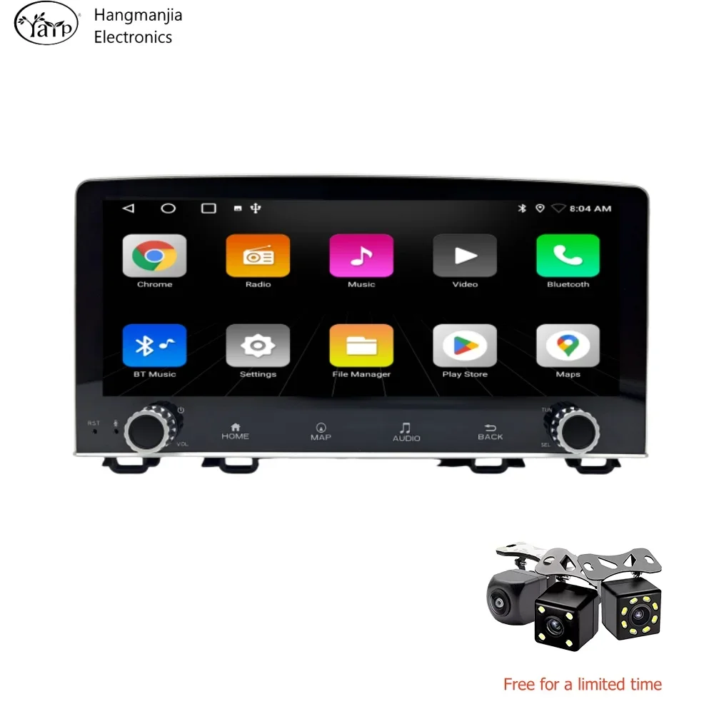 Autoradio navigazione GPS Android 14 per Honda CRV 2017-2021 lettore Video multimediale Wireless Carplay 4G LTE Radio android