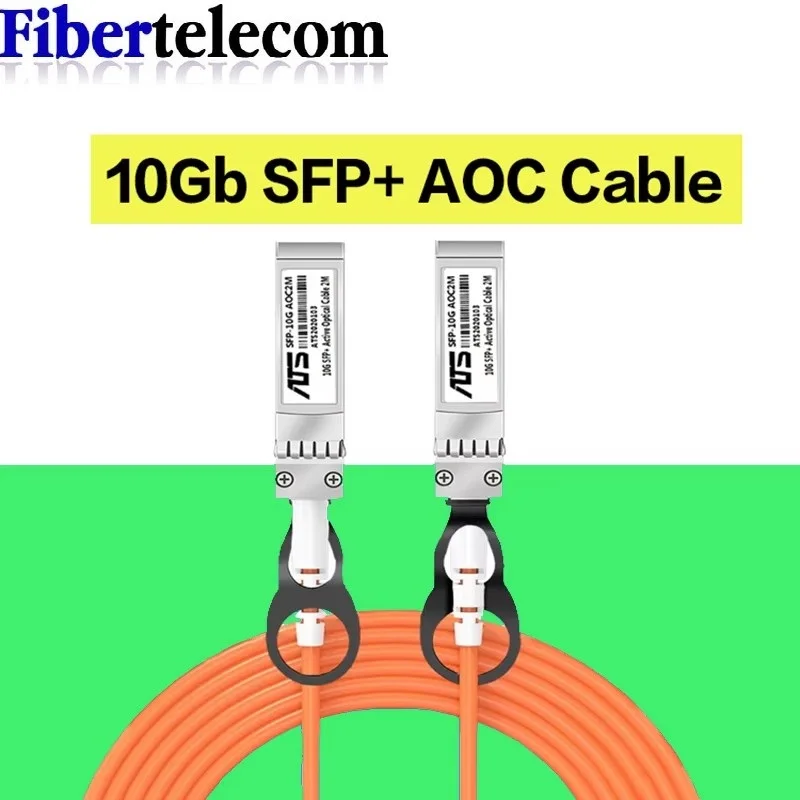 10G SFP+ to SFP+AOC OM2 3M/5M/7M 10GBASE Active Optical SFP Cable(AOC) for Cisco,MikroTik,Ubiquiti...Etc Switch Fiber Optic