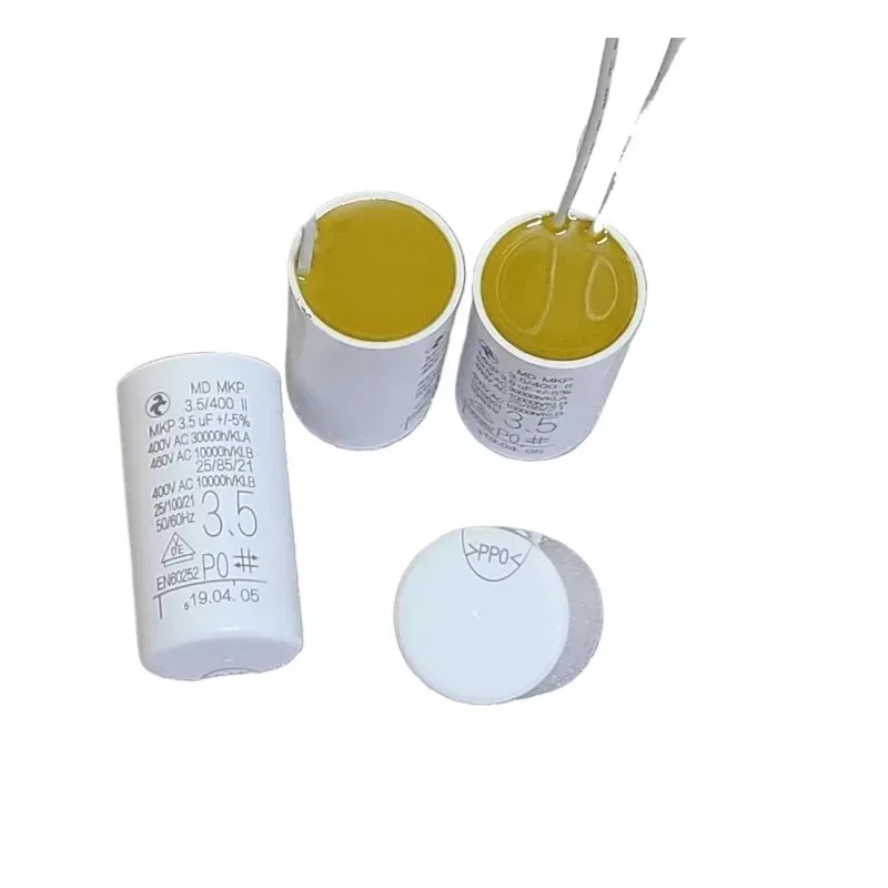 5Pcs 1uf 2uf 2.5uf 3uf 4uf 5uf 400V wall-hung boiler water pump motor running stepless capacitor