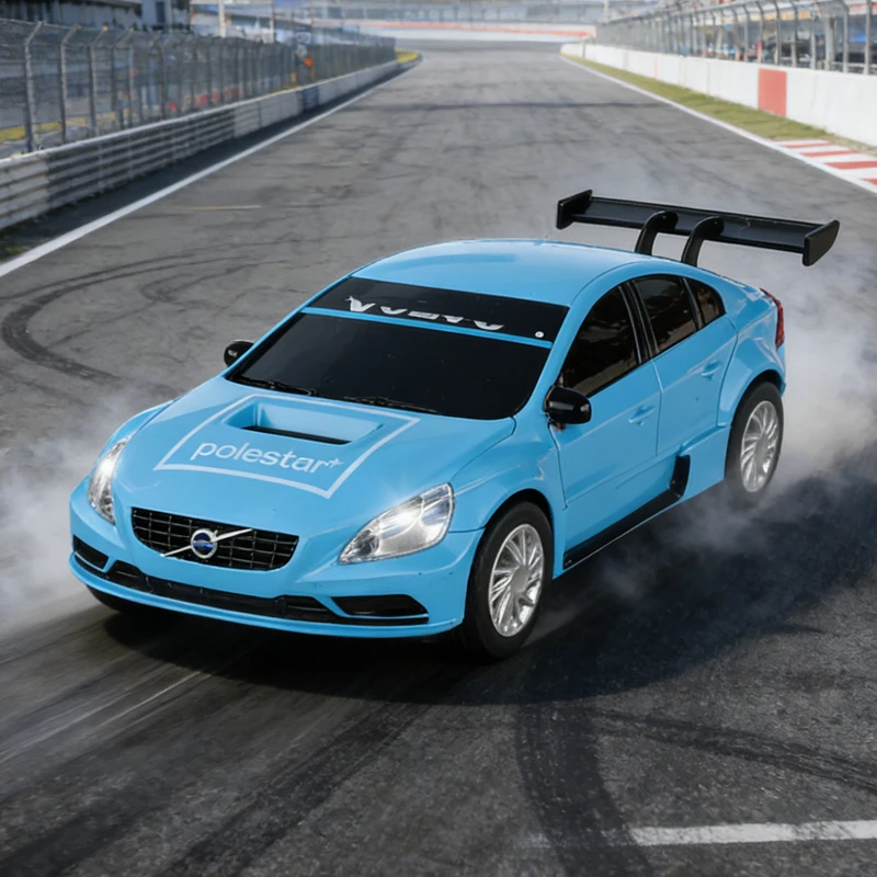 Analog Slot Car S60 Polestar Continental GT 1/43 Scale With Light Electric Circuito Coche Evolution Racing Race Track Toy Cars - Image 4