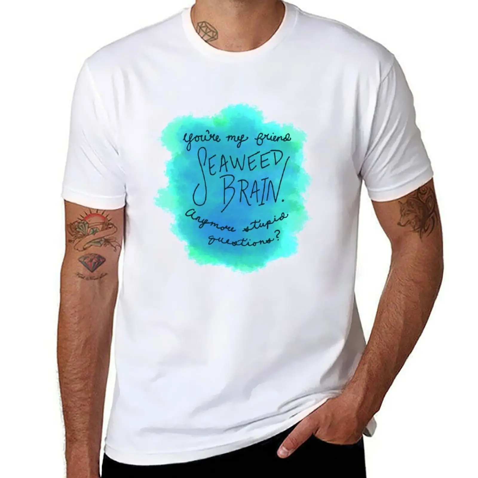 

Seaweed Brain T-Shirt clothes anime anime shirt men clothings
