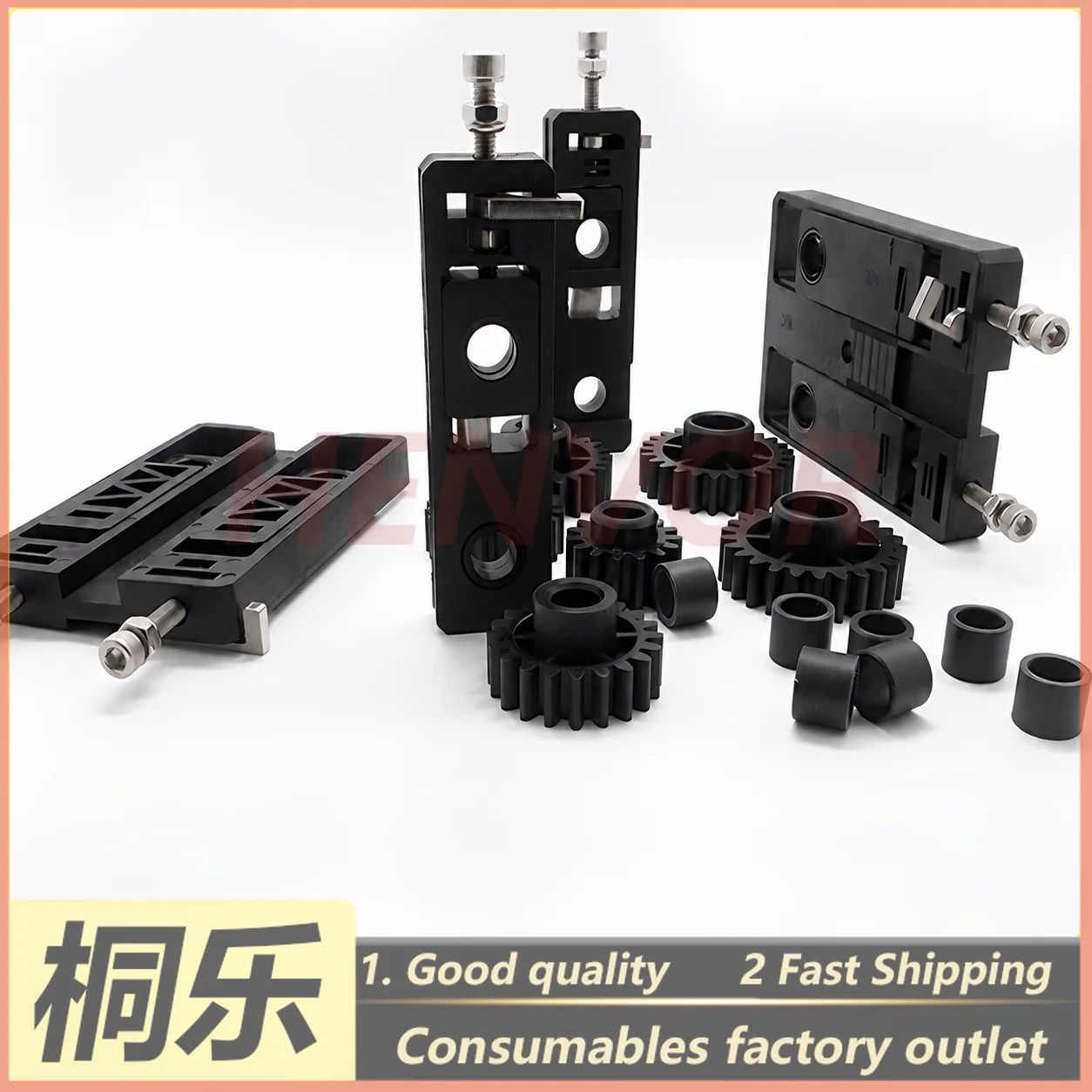 For HY-PST-900/1300/1520 Rubber Roller Brush Drive Gear Round D Bore CTP Plate Processor Parts
