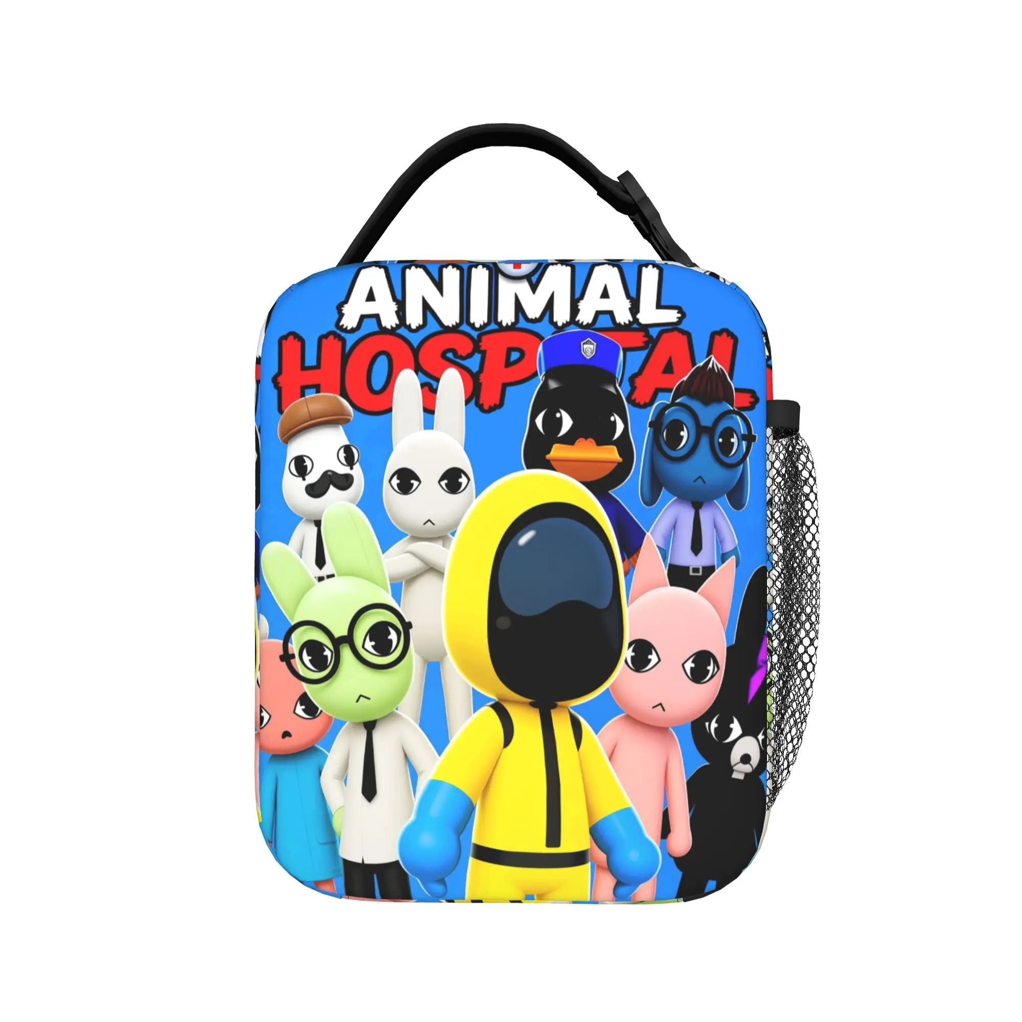 2026 Game Animals Hospitals Insulated Lunch Bag Cooler Bag Reusable,Lunch Container  High Capacity Tote Lunch Box Food Handbags
