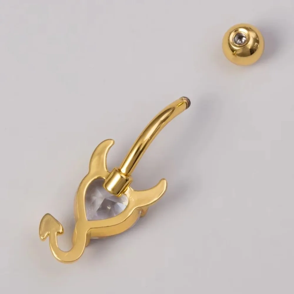 Anillos de ombligo con esfera de cristal redonda y elegante, circonita, cobre y piedras preciosas, para piercing de ombligo, colores surtidos, joyería corporal brillante y con estilo para mujer.
