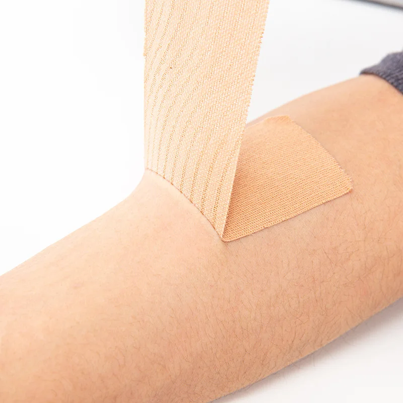 5cm * 5m wodoodporna bawełna elastyczna Muscle Patch taśma kinezjologiczna wewnątrzmięśniowa efekt Patch taśmy sportowe specjalne zastosowanie dla