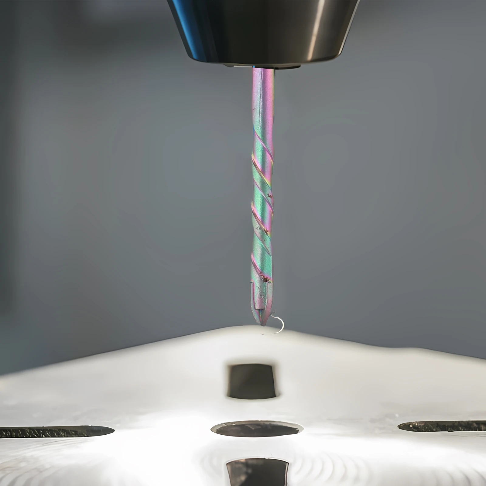 كربيد لقمة ثقب للزجاج مجموعة لقمة مثقاب مثقاب 6.35 مللي متر عرقوب 95 مللي متر طول الاستخدام الجاف الرطب سهلة الاستخدام صلابة عالية