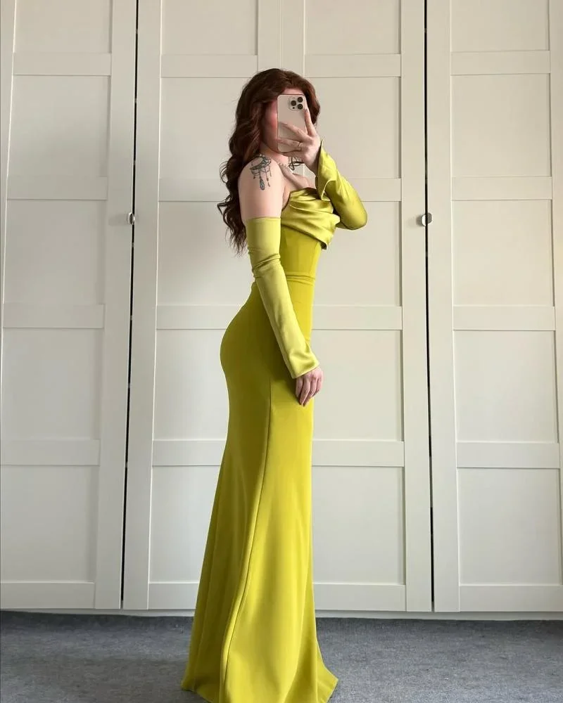 Eleganckie suknie wieczorowe AsaNagi Arabia, syrenie suknie na formalne przyjęcia, szyte na miarę damskie suknie bez ramiączek, luksusowe suknie wieczorowe.