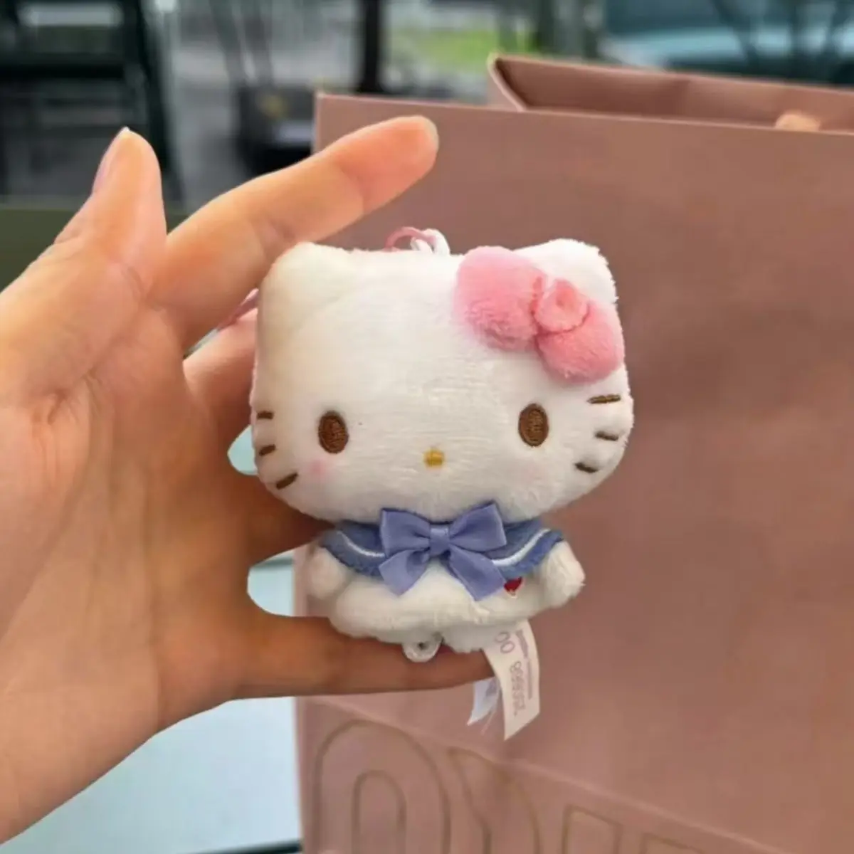 

MINISO новый Sanrio милый мультфильм Гонконг ограниченное количество Hello Kitty подвесные украшения плюшевый брелок кукла высокий внешний вид