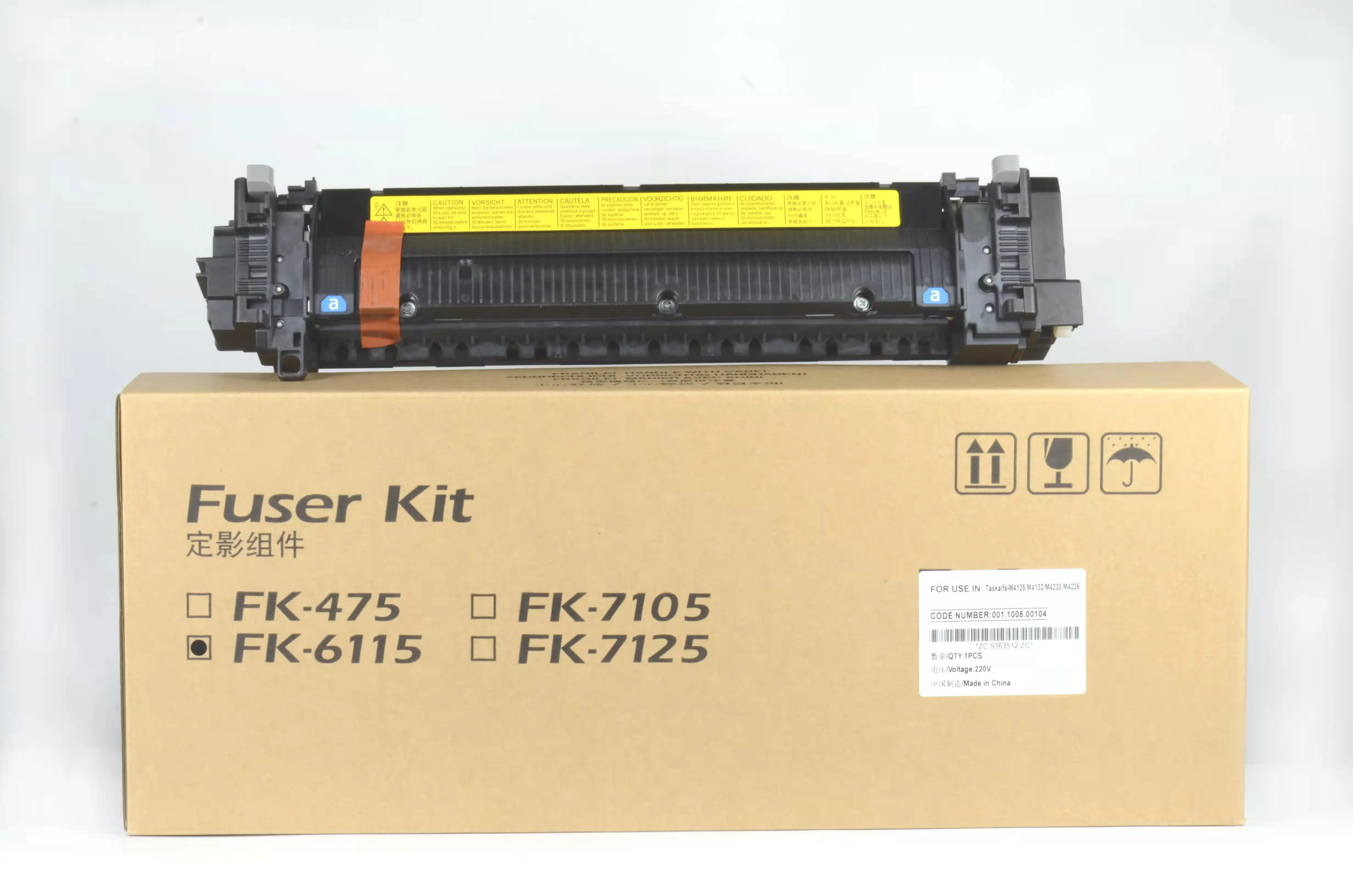 ยี่ห้อใหม่ฟิวเซอร์ใช้งานร่วมกับ ECOSYS M4226idn M4230idn M4125ind M4132idn ชุด 110V 220V FK6115