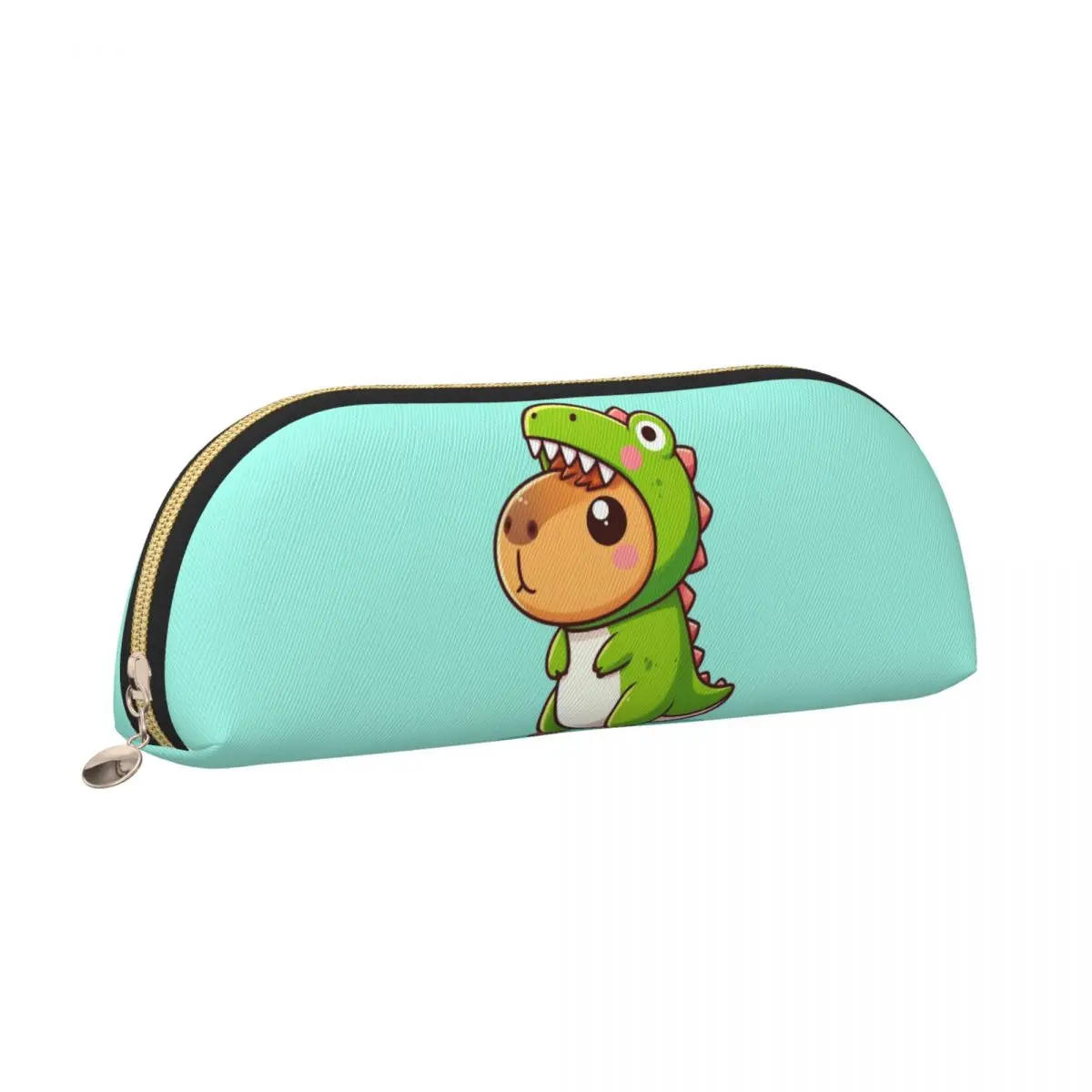 귀여운 카피바라 버블티 연필꽂이 펜 홀더 수납 문구 용품 대용량 펜 박스 필통 (남아 여아용)