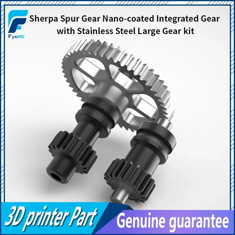 

FYSETC Sherpa CNC цилиндрическая шестерня с нанопокрытием, комплект шестерен из нержавеющей стали, высокоточные шестерни экструдера для 3D-принтера Voron V0