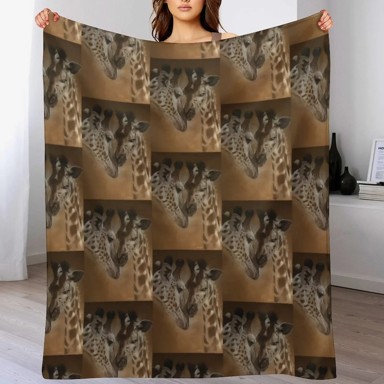 

New Giraffes Throw Blanket Bed Fashionable Decorative Beds Blankets
