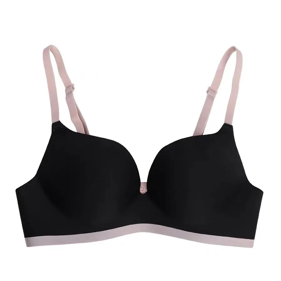 Soutien-gorge en coton confortable pour filles, sous-vêtements simples, soutien-gorge étudiant, développement, section mince, sans anneau en acier, nouveau