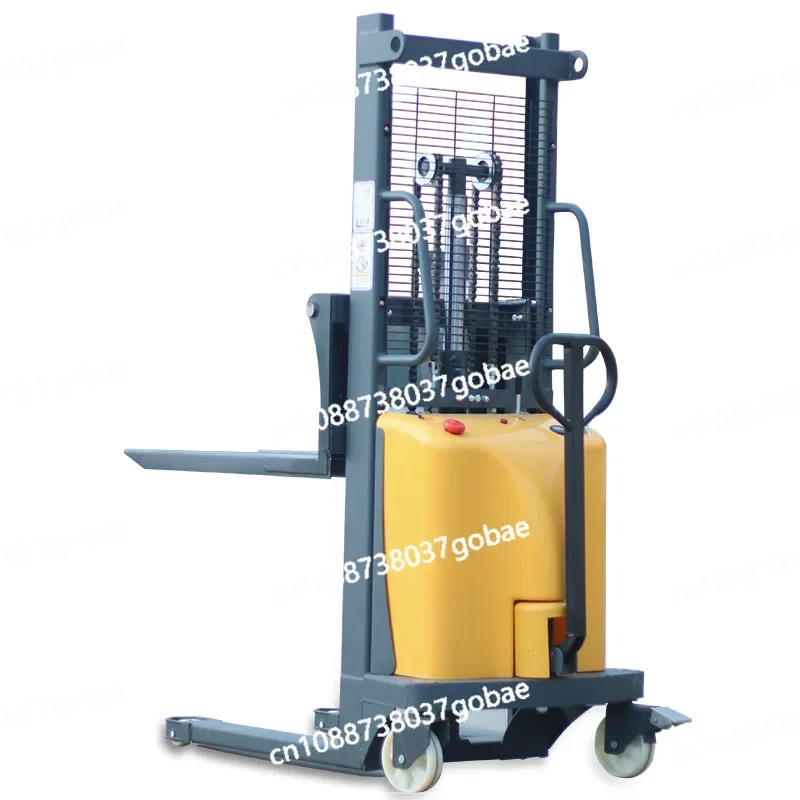 Electric lift truck Hydraulic lift stacker 1.5 tons pallet stacking Manual forklift