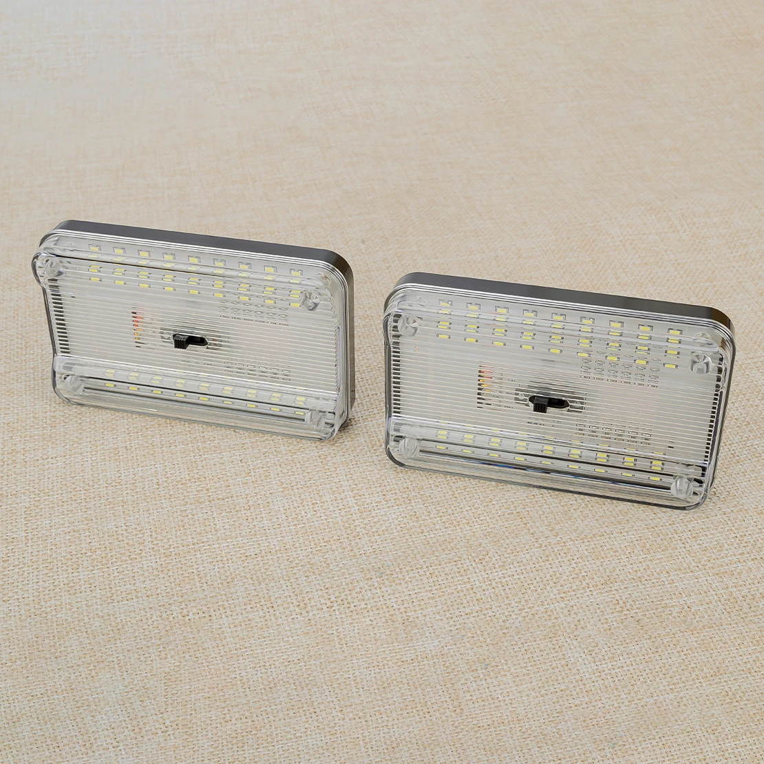 

2Pcs 12V White Interior Roof Dome Light Lamp Clear Lens ABS Fit for Nissan Navara D21-23 Frontier Pickup New