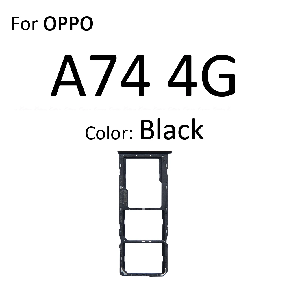 Sim Card Tray Reader Container Connector Socket Holder Slot Adapter For OPPO A74 A77s A78 A79 A83 5G 4G Replacement Parts