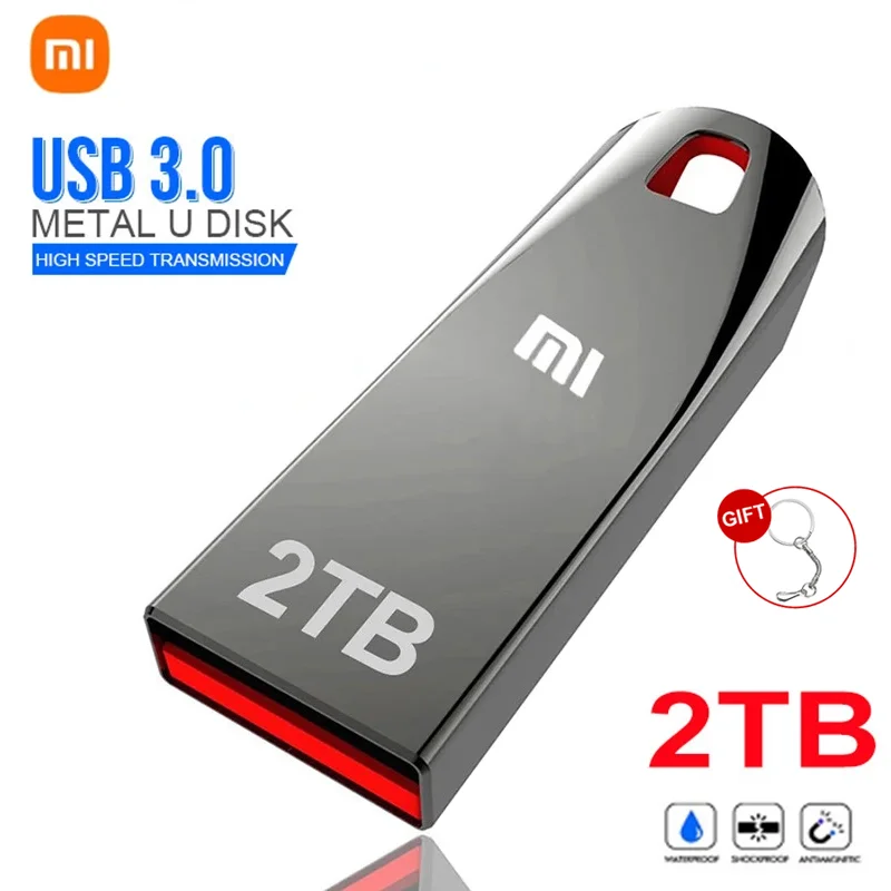 Xiaomi U Disk 2TB 1TB USB 3.1 Type-C Interface 256GB 128GB 512GB Mobile Phone Computer Mutual Transmission Portable USB Memory